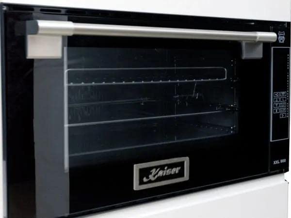 Kaiser EH 9309 Elektrobackofen, Einbau Backofen 90 cm 105L Schwarzes Glas TouchControl