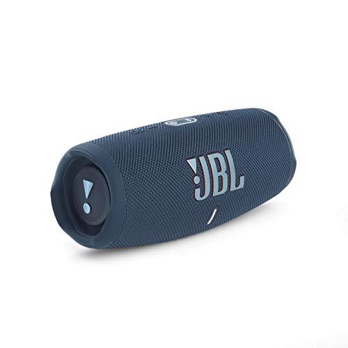 JBL Charge 5 Bluetooth-Lautsprecher in Petrol-Blau – Wasserfeste, portable Boombox mit integrierter Powerbank und Stereo Sound – Eine Akku-Ladung für bis zu 20 Stunden kabellosen Musikgenuss