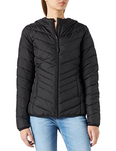 TOM TAILOR Denim Damen Leightweight Pufferjacke 1029236, 14482 - Deep Black, M