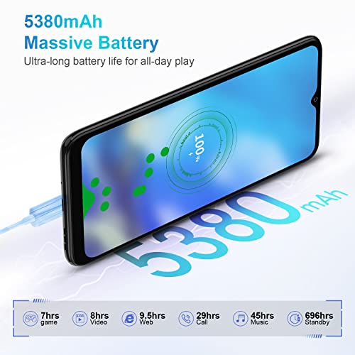 Blackview A70 Pro Smartphone Ohne Vertrag, Android 11 Handy Günstig 6.5 Zoll HD+ Display mit 13MP+5MP Kamera, 4GB/32GB 128GB erweiterbar mit 2.0 GHz Processor, Fingerabdruck, Dual SIM Handy LTE.