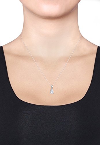 Elli Schmuckset Damen Tropfen Motiv Edel mit Zirkonia Kristalle aus 925 Sterling Silber