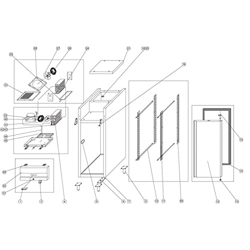 Tefcold BP850 Kühlschrank vertikal