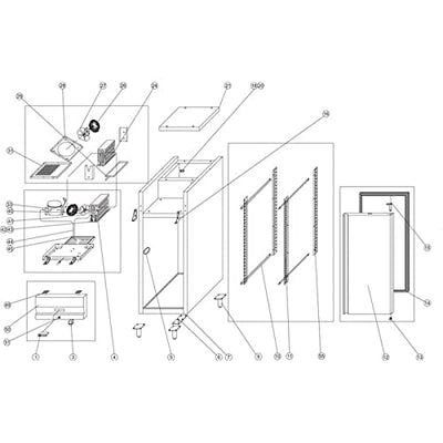 Tefcold BP850 Kühlschrank vertikal