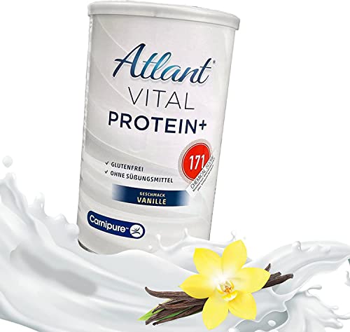 Atlant Vital Diät Shake zum Abnehmen Chemical Score 171, Protein Shake - mit 8 Aminosäuren, für Stoffwechselkur, 450g (Vanille)