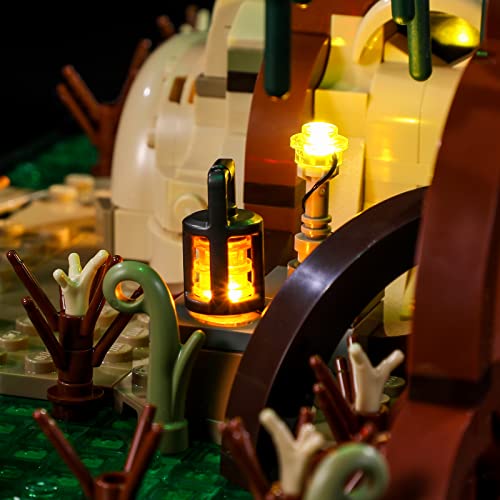 LIGHTAILING Licht-Set Für Lego 75330 Jedi Training on Dagobah - Diorama Bausteinen Modell - Modell Set Nicht Enthalten