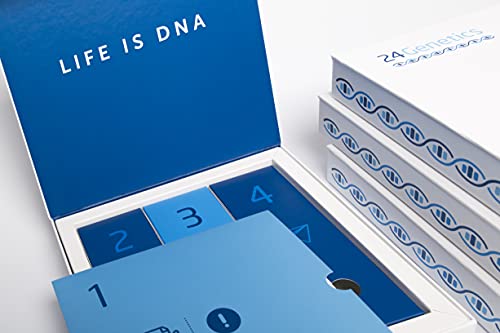 24Genetics - Sport-DNA-Test + Abstammungstest (Geschenk) - Gentest - Sport-Gentest zur Leistungs- und Verletzungsprävention - Enthält DNA-Kit für zu Hause