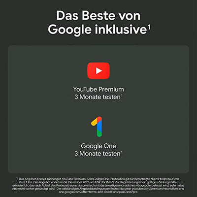 Google Pixel 7 Pro – Entsperrtes Android-Smartphone mit Tele- und Weitwinkelobjektiv – Obsidian + Google Pixel 30-W-USB-C-Ladegerät