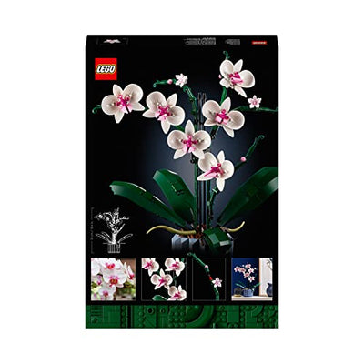 LEGO 10311 Icons Orchidee Set für Erwachsene zum Basteln von Zimmerdeko mit künstlichen Pflanzen, Botanical Collection Home Deko