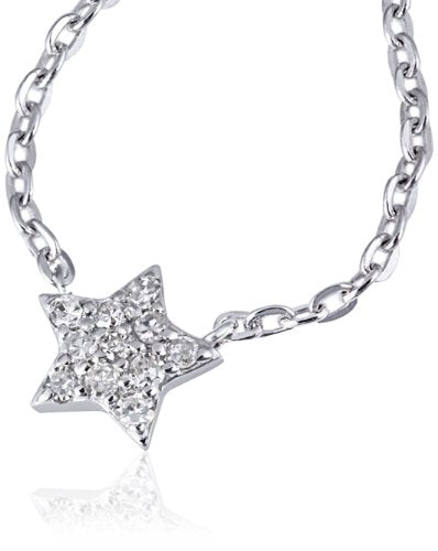 Goldmaid Damen-Coller 14 Karat (585) Weißgold Starshine 11 Diamanten SI/H 0,10 ct. Schmuck