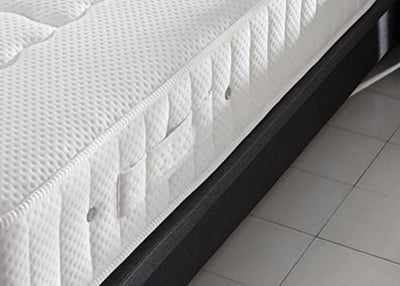 Grande Capri Boxspringbett - Dunkelgrau 200 x 200 cm