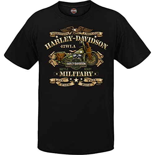 Harley-Davidson Military - Men's Graphic T-Shirt - Overseas Tour | War Bike