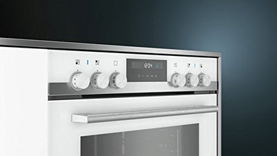 Siemens HE517ABW0 iQ500 Backofen / Klapptür / Vollglas-Innentür / 3D-Heißluft Plus / cookContol / Weiß