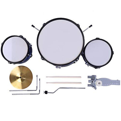 【𝐎𝐬𝐭𝐞𝐫𝐟ö𝐫𝐝𝐞𝐫𝐮𝐧𝐠𝐬𝐦𝐨𝐧𝐚𝐭】 mit Installationshalterung Set Kid Drum Kit, musikalische Ausbildung Children Drum Kit, professionelles Metal Weihnachtsgeschenk zum Spielen für Anfänger