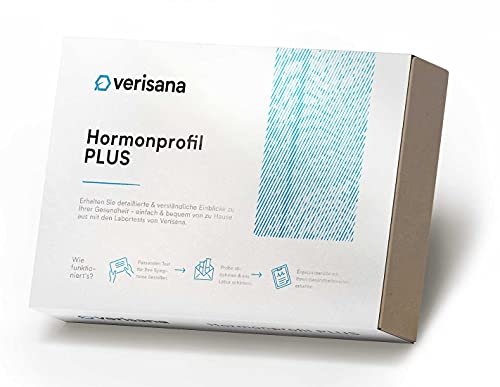 Verisana Hormonprofil PLUS | 6 Sexual- und Stresshormone in einem Hormontest | Umfassende Analyse | Einfach & schnell per Speicheltest