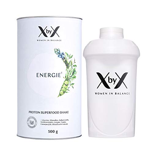 XbyX Energie Protein Superfood Pulver für Hormon Balance, Vegan, Sojafrei, Zuckerfrei, 500 g