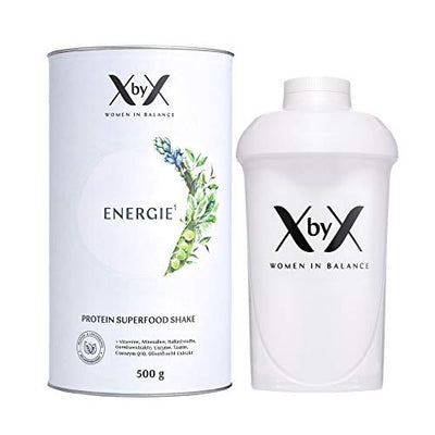 XbyX Energie Protein Superfood Pulver für Hormon Balance, Vegan, Sojafrei, Zuckerfrei, 500 g