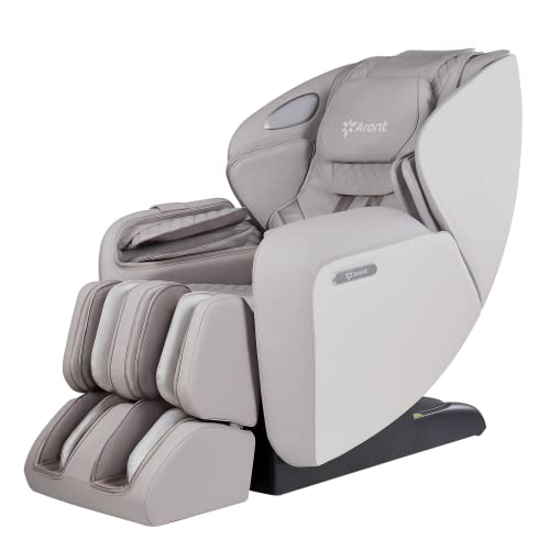 Aront Massagesessel【2022】-3D-Robotische Hände mit SL-Spur Massage der Wirbelsäule Shiatsu, Bluetooth-Lautsprecher, 3D Massagesessel für zuhause mit Zero Gravity, Heizfunktion Wärmefunktion