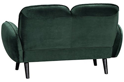 Atlantic Home Collection BEN, 2-Sitzer Sofa, Samt, grün