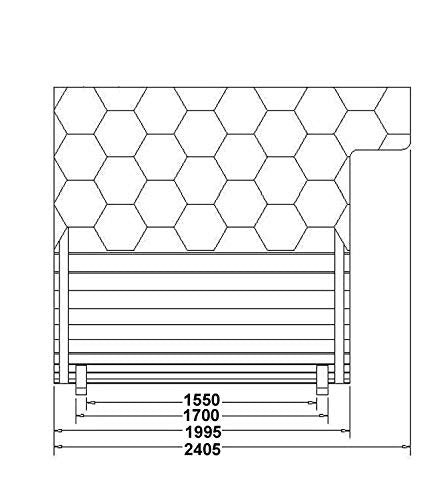 FinnTherm Fass-Sauna Tom, unbehandelt/Natur, inkl. Holz-Ofen (18 kW)