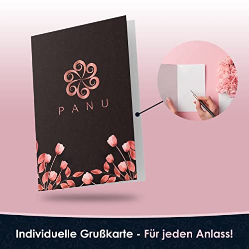 Panu Geschenkset Small - Entspannungs Geschenke für Frauen - Premium Gifts for Women Beauty Box - Wellnes Set für Frauen - Hochwertiges Geburtstagsgeschenk inkl. Glückwunschkarte