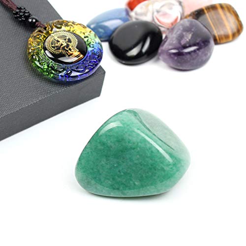 Yunoun Chakra-Steine, Heilkristalle, für Kristalltherapie, Meditation, Reiki, 7-teiliges Chakra-Set（7 pcs）