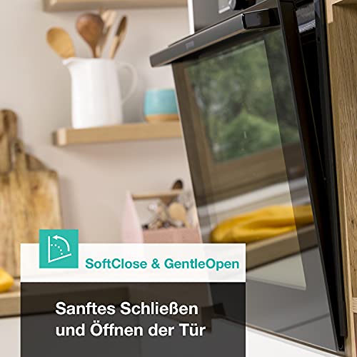 Gorenje BOS 6737 E13X Einbau-Backofen / 77 Liter/Heißluft/ExtraSteam/GentleClose & Open/EcoClean/Air Fry/PizzaMode/PerfectGrill/Teleskopauszüge/Inox-Look, Grau