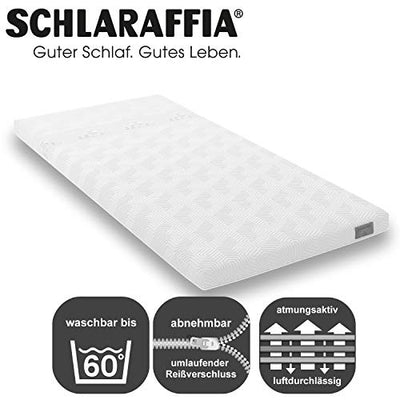 Schlaraffia Schnellliefer-Boxspringbett Aida 180x200 cm Farbe anthrazit I 7-Zonen TFK Matratze Härtegrad H2 & H3 I Geltex Gelschaum-Topper I Schwebeoptik