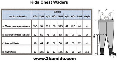 3Kamido® Kinderwathose, Jugendliche Kinder Brust Wathose - 10 Modelle, strapazierfähige Hosenträger, Schnalle Nexus, Kinder Angeln Stiefel 20 – 35 EU (Sterne/Kosmos Dunkelblau, 24/25)