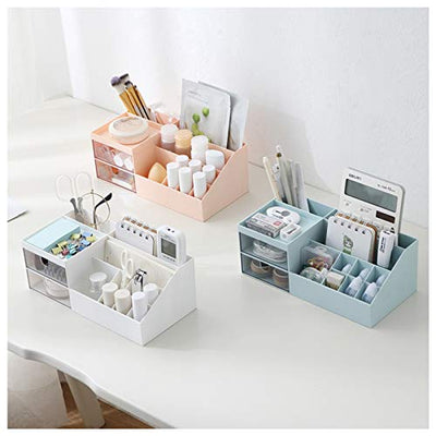 Subsky Make-up Organizer mit Schubladen, Make-up Lagerung Kosmetische Schminktisch Organizer Make-up Box mit Schubladen für Kommode, Schlafzimmer, Badezimmer A