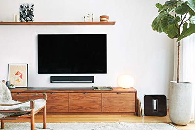 Sonos Playbar WLAN Soundbar, schwarz – TV Soundbar mit kraftvollem Sound für Heimkino & Musikstreaming – TV Lautsprecher mit optischem Audio Anschluss