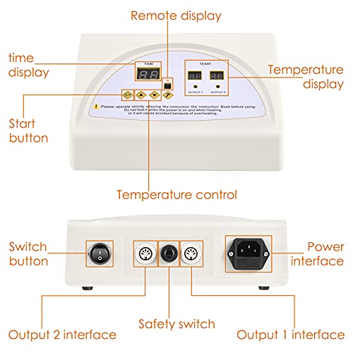 S SMAUTOP Sauna Decke 2 Zone Digital Ferninfrarot (FIR) Oxford Sauna Schlankheits-Decke Gewichtsverlust Körperformer Professionel Detox Therapie Gegen Alterung Schönheits Maschine (Silber)