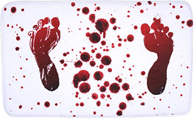 Sanilo Badteppich I viele schöne Badematten zur Auswahl I Badvorleger sehr weich und rutschfest I waschbar und schnelltrocknend (Blood Feets, 50 x 80 cm)