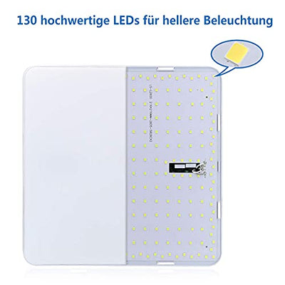 Deckenlampe LED Deckenleuchte 24W, SUNZOS 4000K 2950LM Deckenlampe Led Panel für Schlafzimmer, Küchenlampe, Flur, Balkon, Neutralweiß, Natürliches Licht Deckenleuchte Led / 18 x 4 cm