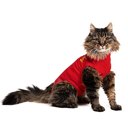 MPS Medical Pet Shirt Katze, Rot, XXXS