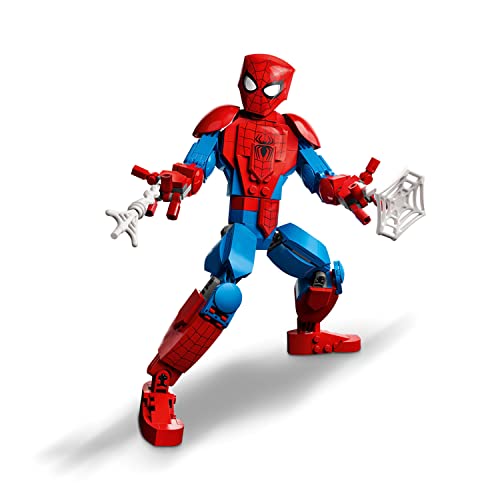 LEGO 76226 Marvel Spider-Man Figur, voll bewegliches Action-Spielzeug, sammelbares Superhelden Set, Spielzeug für Jungen und Mädchen