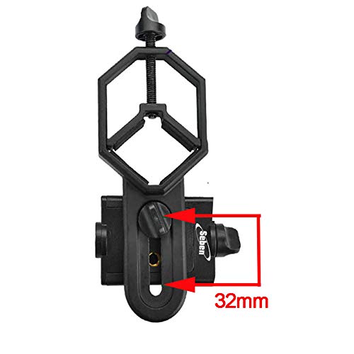 Seben DKA5 Smartphone Adapter für Teleskope und Astrofotografie, Spektiv, Fernglas, Monokular oder Mikroskop Digiskopie mit Flexibler Halterung