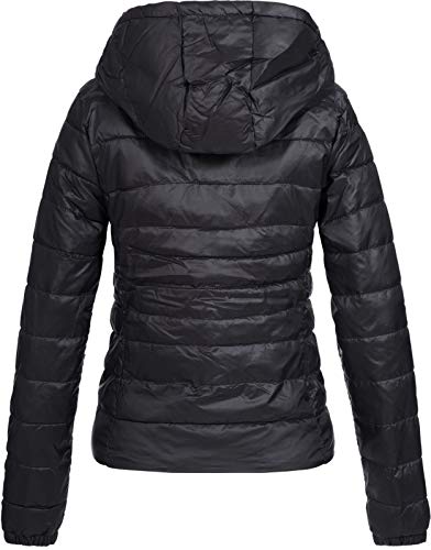 ONLY Damen Übergangs Steppjacke Tahoe Hood (18) Kapuze 15156569 Black M