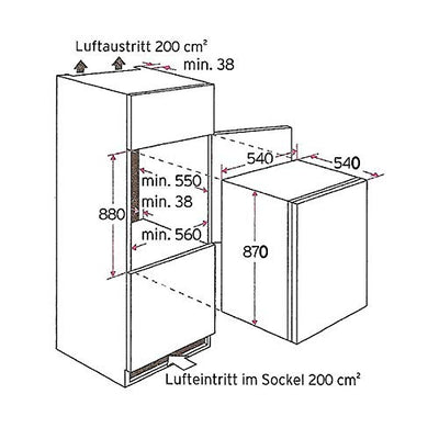 Lomadox Küche mit E-Geräten 270cm Küchenzeile in Weiss Küchenblock Einbauküche Singleküche 2,7m