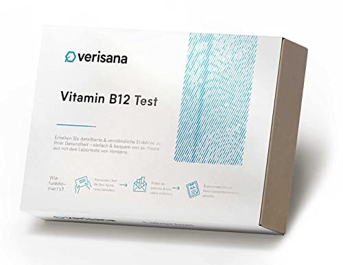 Vitamin B12 Test – Bestimmen Sie Ihren Holotranscobalamin Wert (Vitamin B12) – Einfach & bequem für zu Hause – Verisana Labor