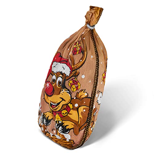 WURSTBARON® Salami Rentier - 225g schmackhafte Salami in tollem Weihnachtsdesign