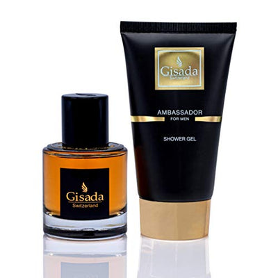 Gisada Ambassador Men Set | Eau de Parfum Spray 50 ml + Shower Gel 50 ml