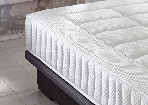 Grande Capri Boxspringbett - Dunkelgrau 200 x 200 cm