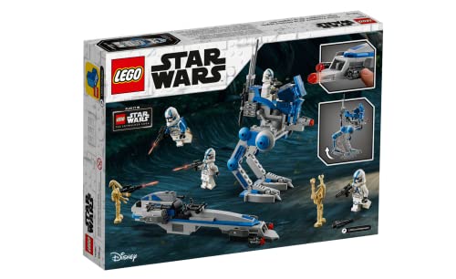 LEGO 75280 Star Wars 501st Legion Clone Troopers;Set for Action-Packed Battles (285 Pieces)