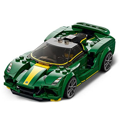 LEGO 76907 Speed Champions Lotus Evija Bausatz für Modellauto, Spielzeug-Auto, Rennwagen für Kinder, 2022 Kollektion