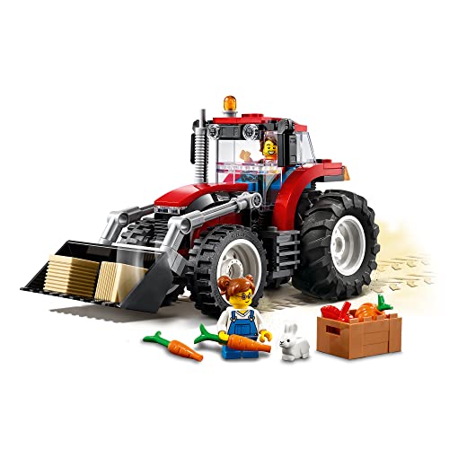 LEGO 60287 City Traktor Spielzeug, Bauernhof Set mit Minifiguren und Tierfiguren, Geschenkideen für Jungen und Mädchen ab 5 Jahren