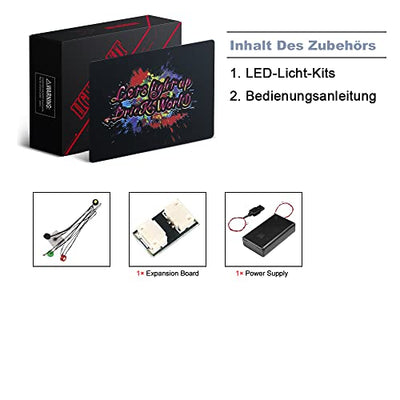 Led Licht Set für Lego 21189 Minecraft Das Skelettverlies Spielzeug Set (Kein Lego-Modell enthalten, nur Beleuchtung), BrickBling Dekoration DIY Beleuchtungsset für Lego Das Skelettverlies