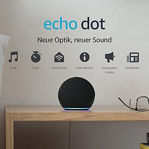 Echo Dot (4. Generation) | Smarter Lautsprecher mit Alexa | Anthrazit