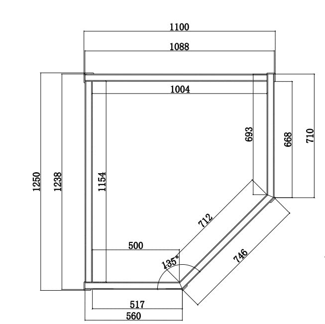 Bagno Italia Sauna 125 x 110 cm Infrarot und Finnisch kombiniert 6 Farblichttherapie Funkstrahler I1