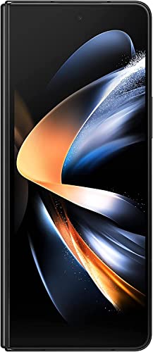 Galaxy Z Fold 4 x Android-Smartphone, 256 GB faltbar, SM-F936N Sim Free Factory Unlocked, Dual-SIM (1 x Nano + 1 x eSIM) Phantom Schwarz [Internationale koreanische Version]