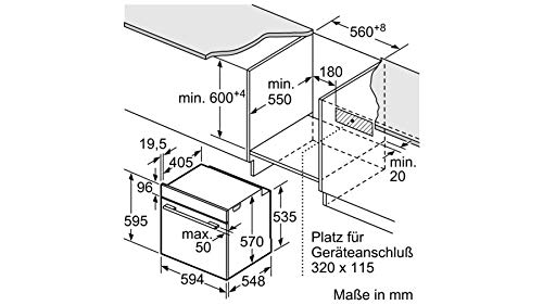 NEFF B2CVH7AN1 Einbau-Backofen N50 / 60 cm / 71 l / Edelstahl / A / AddedSteam / CircoTherm / Pyrolyse / 9 Betriebsarten